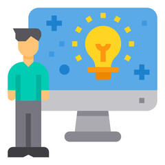 Innovation flat icon