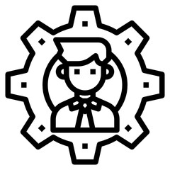 Setting outline icon