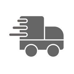 Fast shipping solid icon.