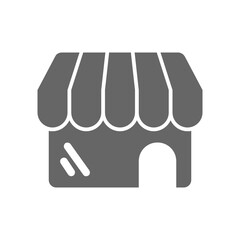 Shop solid icon.