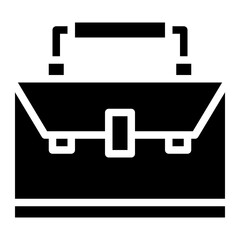 Briefcase glyph icon
