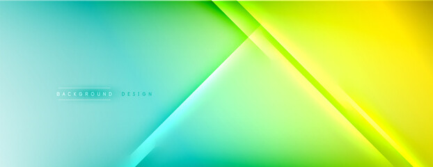 Abstract background - lines composition created with lights and shadows. Technology or business digital template. Trendy simple fluid color gradient abstract background with dynamic