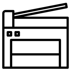 Photocopier line icon