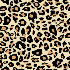 Abstract modern leopard seamless pattern. Animals trendy background. for print, card, postcard, fabric, textile. Modern ornament of stylized skin. Vector stock illustration 