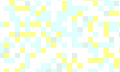 Abstract square pixel mosaic colorful background geometric seamless pattern in pastel colors. 8 bit