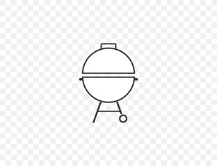 Barbecue, grill icon. Vector illustration. flat design.
