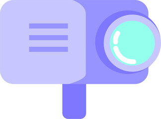 Camera home protection smart safety vector graphic illustration or clipart