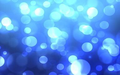 abstract christmass winter bokeh white blue light background.