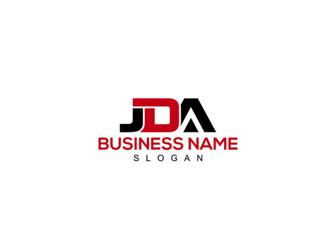 Letter JDA Logo Icon Design For Kind Of Use