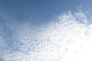 Obraz premium 空のひつじ雲