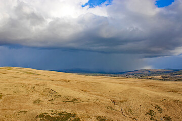 Storm clouds over the Black Mountains, Wales	