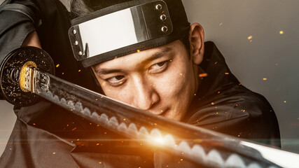 忍者　サムライ　時代劇 © metamorworks