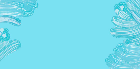 Transparent liquid cream cosmetic stain texture background