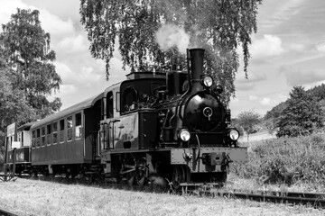Dampflokomotive Eisenbahn Sauerländer Kleinbahn Plettenberg Lok Schmalspurbahn Qualm Museumszug...