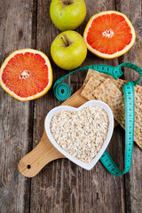 Diet and healthy lifestyle.