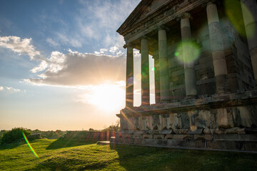 Beautiful Garni Temple in Armenia