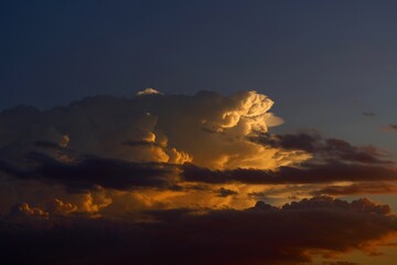 clouds at sunset