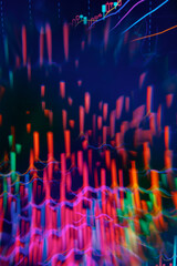 Abstract background of stock market data