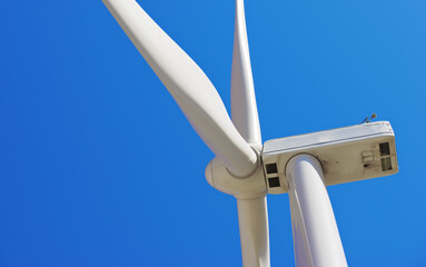 Wind turbine close up