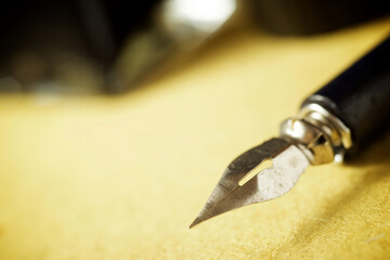 Retro calligraphy concept