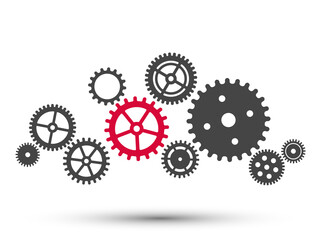 Botanical interior posters collection. Summer branches with foliage.