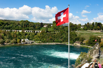 Rheinfall bei Schaffhausen in der Schweiz
