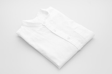 white shirt on white background