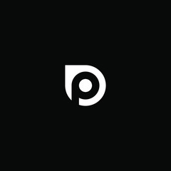 Letter BP Or PB monogram Logo. clean, simple, and easy to recognize. combination of letters B and P or lines of letters P and B. suitable for your company.
