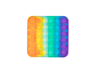 sensory anti-stress toy isolated on white background