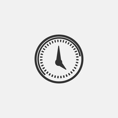 timer vector icon illustration sign 