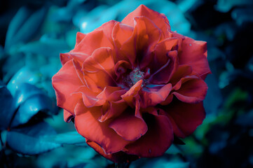 red rose flower