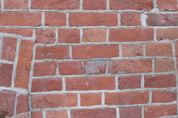 red brick wall