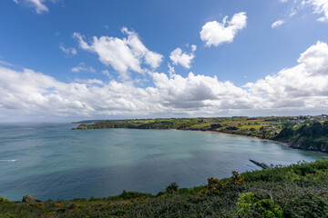 Fototapeta premium Brehec bay near Paimpol, Cotes d'Armor, Brittany, France