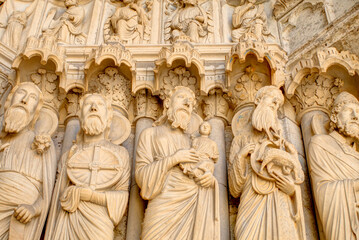 Fototapeta na wymiar Chartres Cathedral, HDR Image