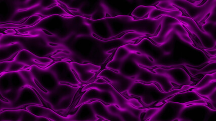 3d render of an abstract background with glowing surface