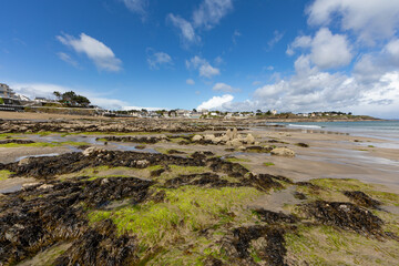 Beach of Saint-Quay-Portrieux, Cotes d'Armor, Brittany, France