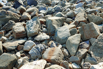 Big sharp stones texture for a background