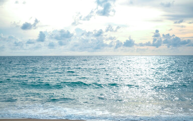 Obraz premium beautiful seascape panorama. Composition of nature