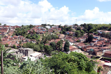 Fototapeta na wymiar This Brazilian slum is called the Reginaldo's grotto, city of Maceio, state of Alagoas.