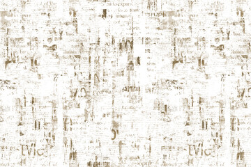 Obraz premium Newspaper paper grunge vintage old aged texture background