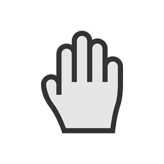 Move Cursor filled outline icon