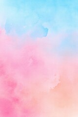 Obraz premium Pink Blue Orange Pastel Ombre Digital Paper Watercolor