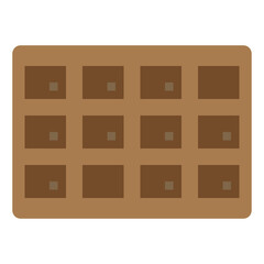 Chocolate flat icon