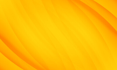 Abstract wave yellow orange color gradient geometric background.Curved lines graphic design.