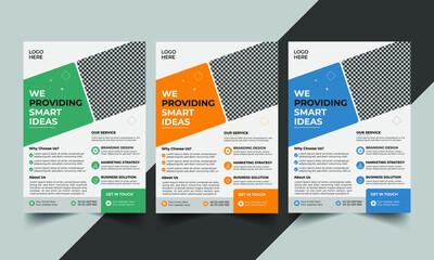 Corporate Business Flyer Template Design