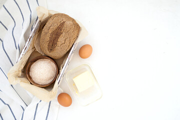Homemade sourdough bread made from cellegrain flour