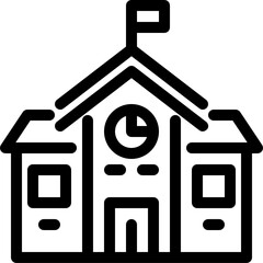 school outline icon