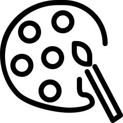 art outline icon
