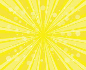 Background illustration of radiant and glitter extending from the center.