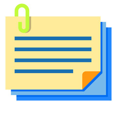Obraz premium Document flat icon